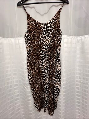 ePretty Leopard Print Slip Dress